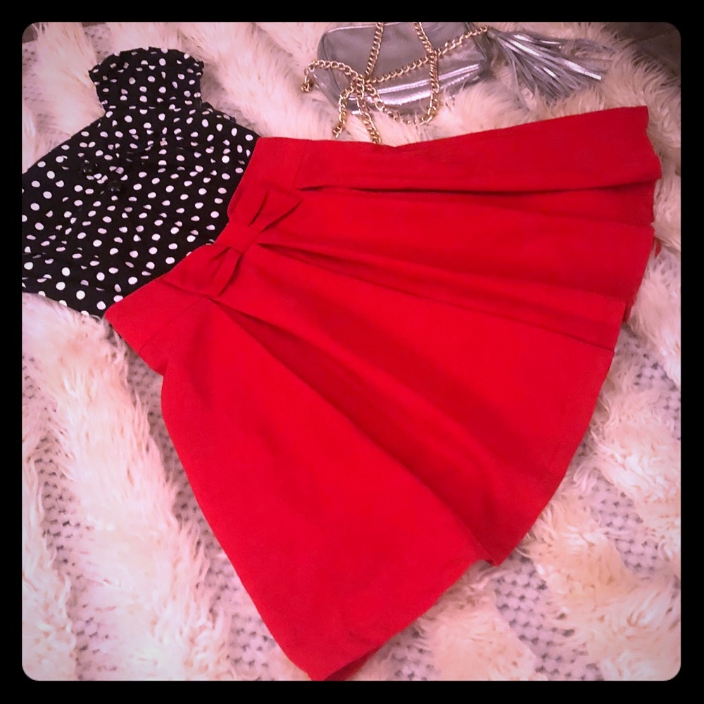 Sassy Red Rockabilly skirt!